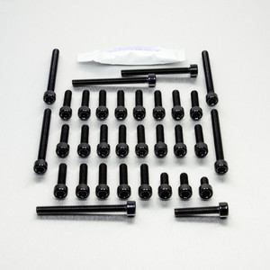 Alu Motorseitendeckelschraubenkit KTM 125 SX Schwarz