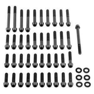 Titan Motorseitendeckelschraubenkit GSXR1000 K7-K8 Schwarz