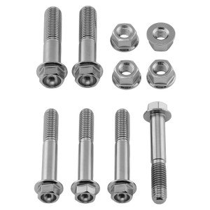 Edelstahl Obere und Untere Gabelbrücke Klemmschrauben Set