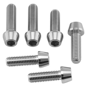 Titan Obere und Untere Gabelbrücke Klemmschrauben Set