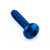 Selbstschneidende Aluschrauben 4mm x 15mm Blau