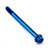 Titan Race Spec Aussensechskantschraube mit Scheibe M6 x (1.00mm) x 80mm Blau