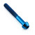 Titan Innensechskant Schraube konisch M4 x (0.7mm) x 30mm Blau