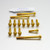 Alu Motorseitendeckelschraubenkit Kawasaki ZZR1400 Gold