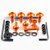 Alu Verkleidungsschraubenkit Cagiva Raptor '00 Orange