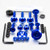 Alu Verkleidungsschraubenkit Kawasaki ZRX1200R '02 Blau