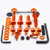 Alu Verkleidungsschraubenkit Aprilia Strada '06+ Orange