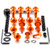 Alu Verkleidungsschraubenkit SV650 S Sport 08+ Orange