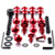 Alu Verkleidungsschraubenkit SV650 S Sport 08+ Rot
