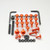 Alu Verkleidungsschraubenkit Yamaha YZF-R3 Orange