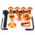 Alu Verkleidungsschraubenkit FZS600 Fazer '00-'03 Orange