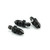 Edelstahl A4 Entlüfter Nippel M10 x (1.00mm) Vorne Bremssattel Paket x 3 Schwarz