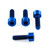 Titan Tankdeckelschrauben Kit Ducati/Andere Blau