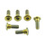 Titan Bremsscheibenschraube Honda Hintere Paket x 6 Gold