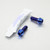 Titan Stummellenker Klemm Schrauben Set Blau