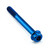 Titan DualDrive Schraube M6 (1.00mm)x 55mm Race Spec Blau