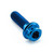 Titan DualDrive Schraube M8 (1.25mm)x 28mm Race Spec Blau