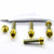 Titan Auspuff Befestigungsschrauben Kit Gold