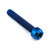 Titan Auspuff Befestigungsschrauben Kit Innensechsrund Blau