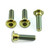 Titan Beifahrer Fussrastenhalter Halter Schrauben Kit Gold