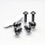 Titan Fussrastenhalter Halter Schrauben Kit Schwarz