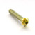 Titanium Linkage Bolt Dome Head M10x(1.50mm)x55mm Gold