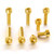 Aluminium Tankdeckelschrauben Kit FZR400/600 Gold