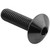 Titan Linsenkopfschraube M5 x (0.80mm) x 18mm Schwarz