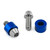 Titan Paar mit M8 Schleif & Funken Set Blau