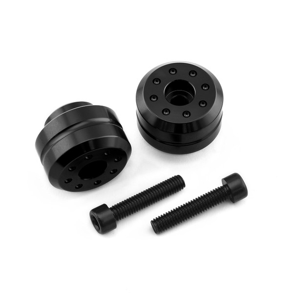Alu Lenkerenden Yamaha 10 (30mm Schrauben) Paar Schwarz