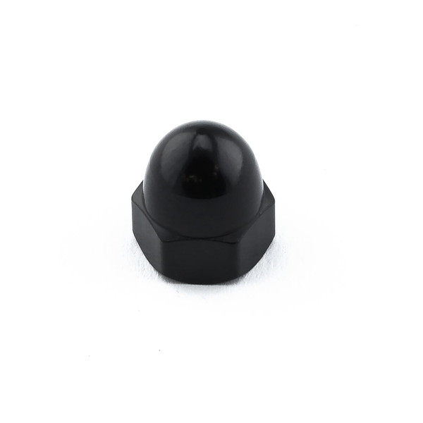 Alu Hutmutter M6 (DIN 1587) Schwarz