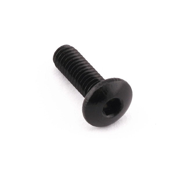 Alu Linsenkopfschraube M4 x (0.7mm) x 12mm Schwarz