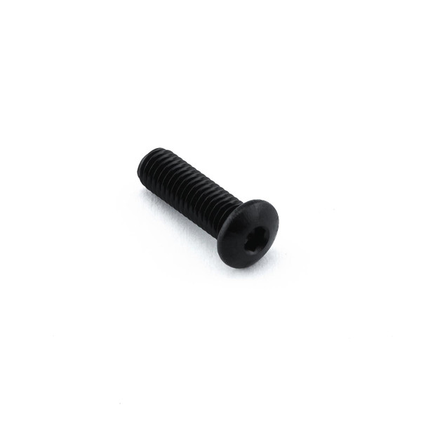 Alu Linsenkopfschraube M5x(0.80mm)x16mm (9mm Kopfdurchmesser) Schwarz