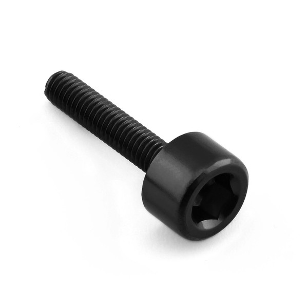 Alu Innensechskant Schraube M4 x 20mm Schwarz