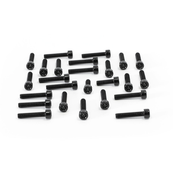 Alu Motorseitendeckelschraubenkit Honda CBR1000RR Fireblade SP2 Schwarz
