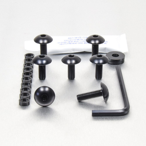 Alu Verkleidungsschraubenkit Ducati M750 Monster '01 Schwarz