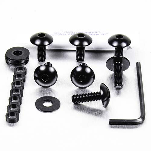 Alu Verkleidungsschraubenkit Ducati Monster S4 916 '01 Schwarz