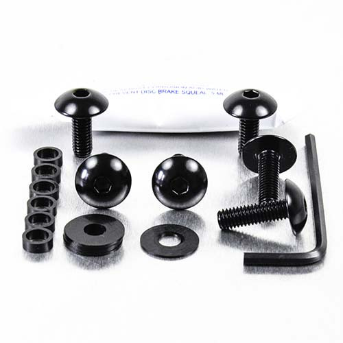 Alu Verkleidungsschraubenkit Ducati Monster S2R1000 '05-'07 Schwarz