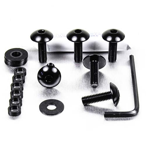 Alu Verkleidungsschraubenkit Ducati Monster S2R800 '05-'07 Schwarz