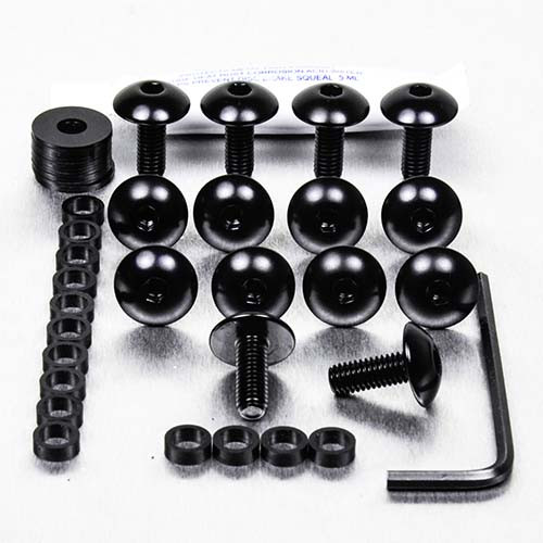 Alu Verkleidungsschraubenkit Honda CBR250RR Schwarz
