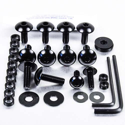 Alu Verkleidungsschraubenkit Honda NT650VW '00 Schwarz