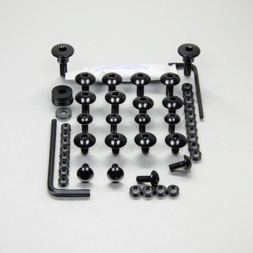 Alu Verkleidungsschraubenkit Honda CBR300 Schwarz