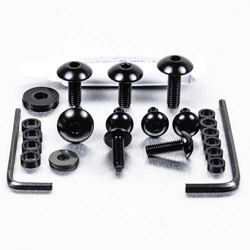 Alu Verkleidungsschraubenkit Suzuki GSR 600 Schwarz