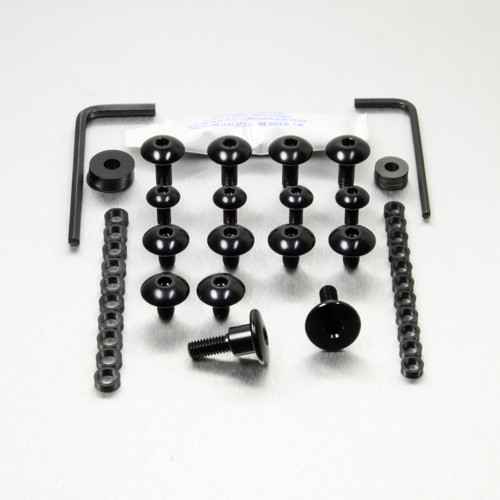 Alu Verkleidungsschraubenkit Suzuki GSX-S 1000 FA Schwarz