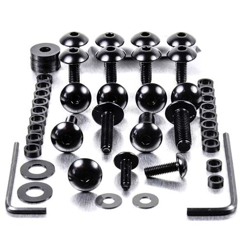 Alu Verkleidungsschraubenkit SV650 S Sport 08+ Schwarz