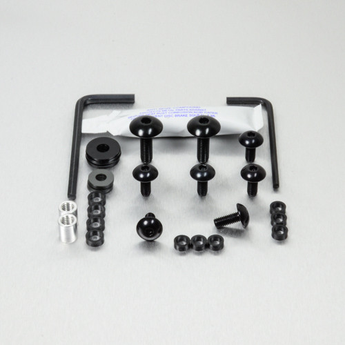 Alu Verkleidungsschraubenkit Suzuki SV650 Schwarz
