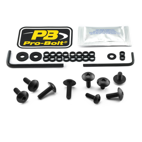 Alu Verkleidungsschraubenkit Street Triple RS 765 Schwarz