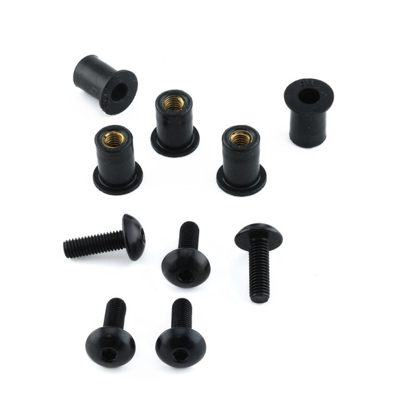 Alu Verkleidungsschrauben Kit 5 Schraube Schwarz