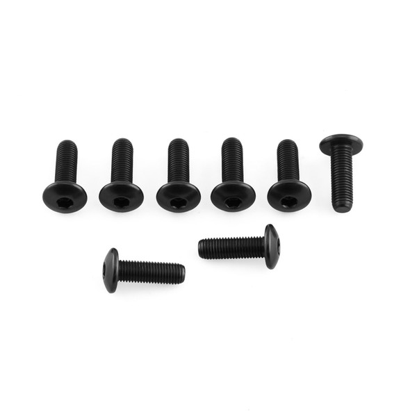 Alu Verkleidungsschrauben Kit (4mm Italian Bikes) 8 Schraube Schwarz