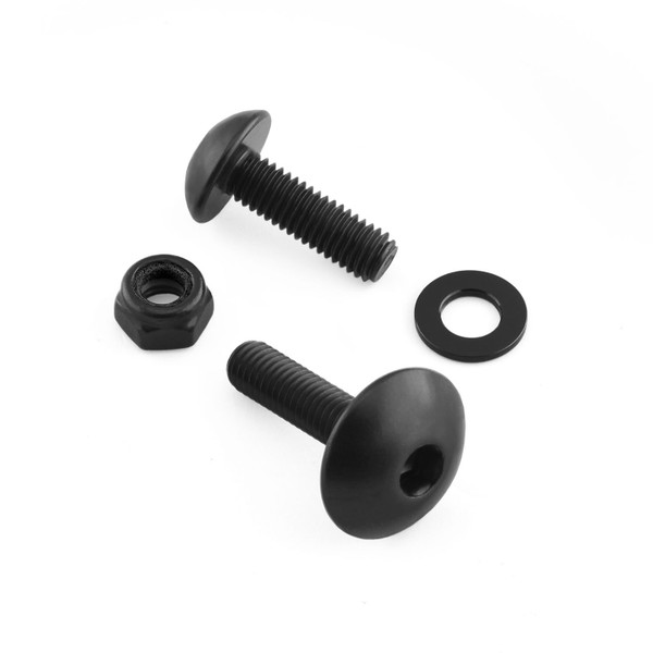 Alu Reservoir Befestigungs Schrauben Kit Front & Bremse hinten Schwarz